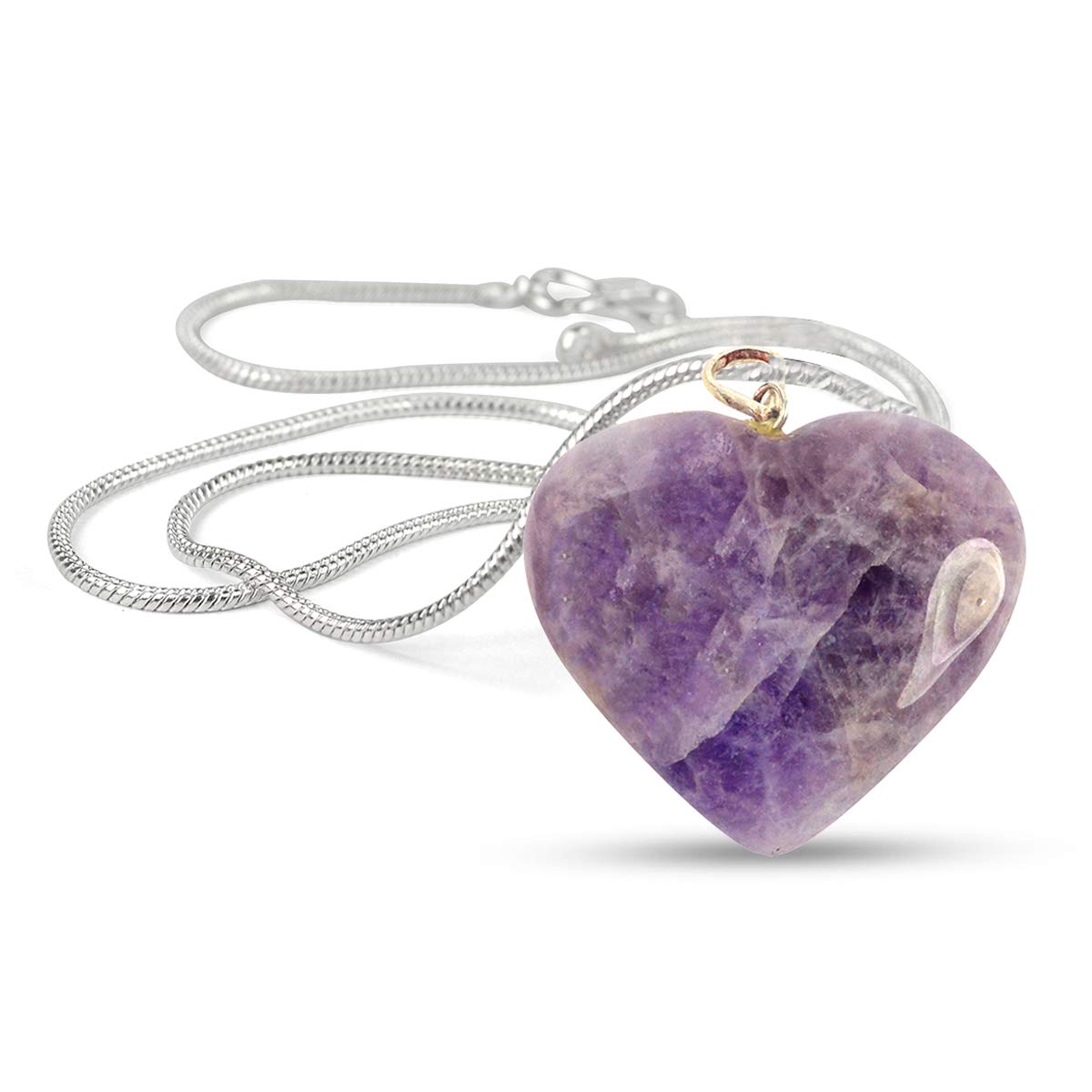 Amethyst Heart Pendant